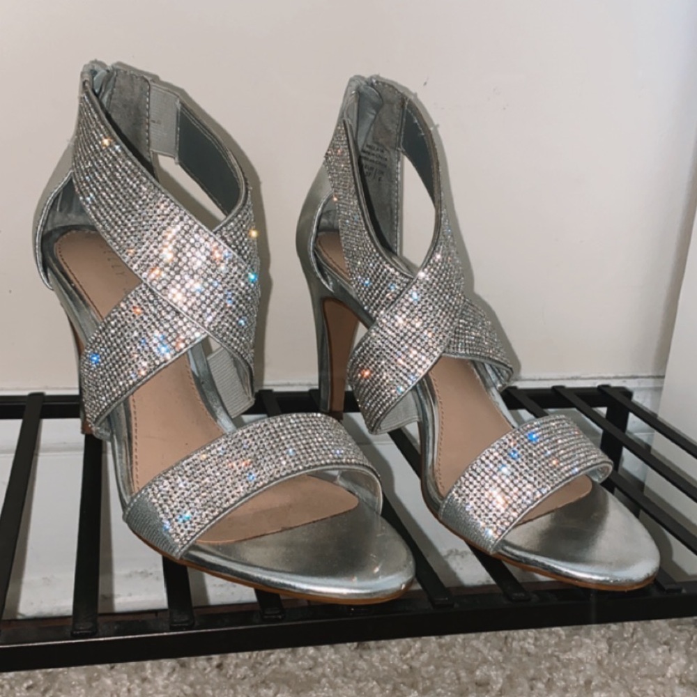 Kelly & Katie Beautiful Silver Heels